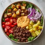 Fully Loaded Burger Bowl Recipe