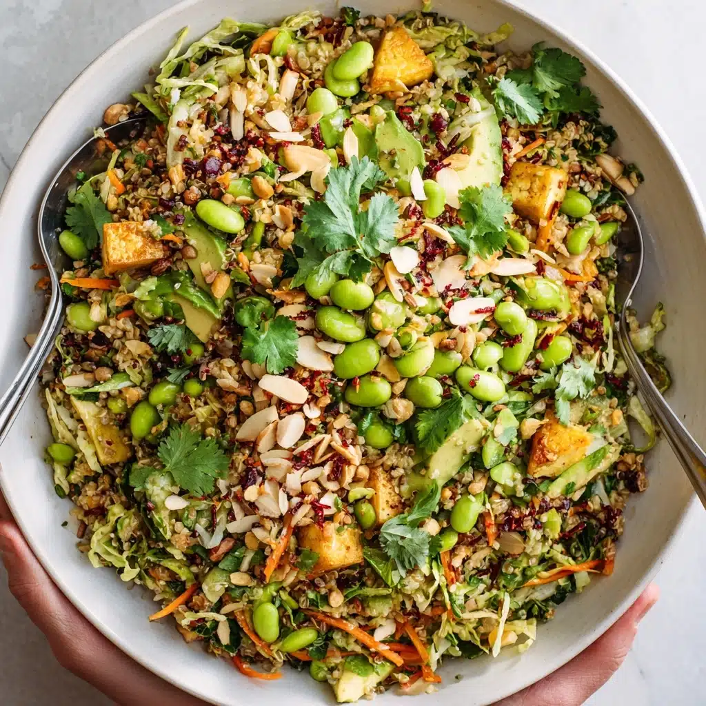 Edamame Crunchy Veggie Salad Recipe