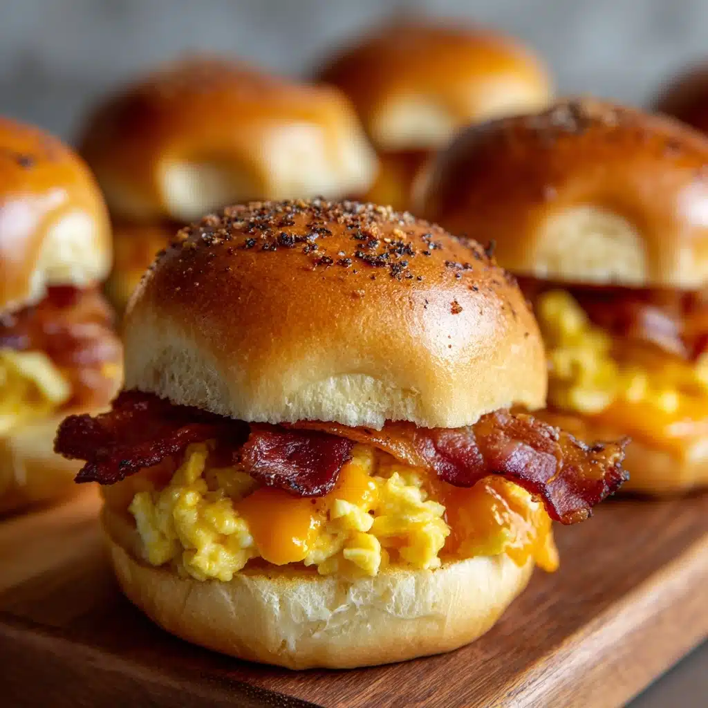 Crack Breakfast Sliders (Bacon Egg & Cheese) Recipe - Recipe Image
