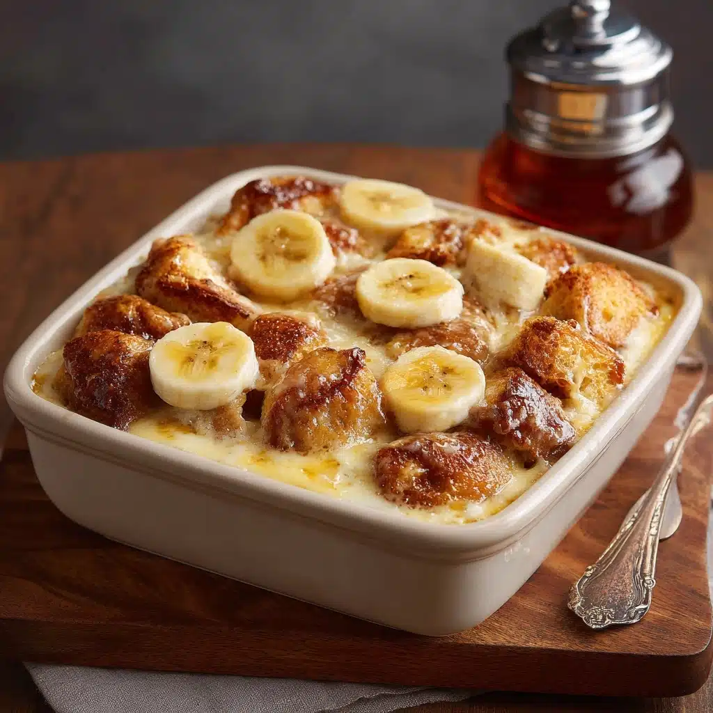 Banana Croissant “French Toast” Casserole Recipe - Recipe Image
