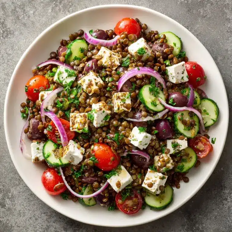 Mediterranean Lentil Salad Recipe