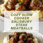 Slow Cooker Salisbury Steak Meatballs (Frozen Meatballs) Recipe