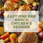 One Pan Chicken and Vegetables Dinner Recipe