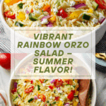 Rainbow Orzo Salad Recipe