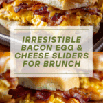 Crack Breakfast Sliders (Bacon Egg & Cheese) Recipe
