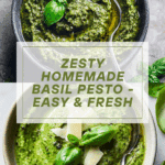 Homemade Basil Pesto Recipe
