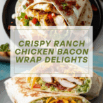 Crispy Chicken Bacon Ranch Wrap Recipe