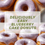 Blueberry Cake Donuts Recipe