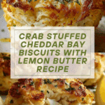 Crab Stuffed Cheddar Bay Biscuits with Lemon Butter Recipe