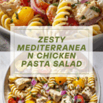 Mediterranean Chicken Pasta Salad Recipe