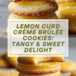 Lemon Curd Crème Brûlée Cookies – Tangy & Sweet Treat Recipe