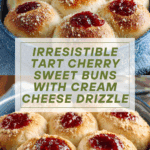 Tart Cherry Filled Sweet Buns Recipe
