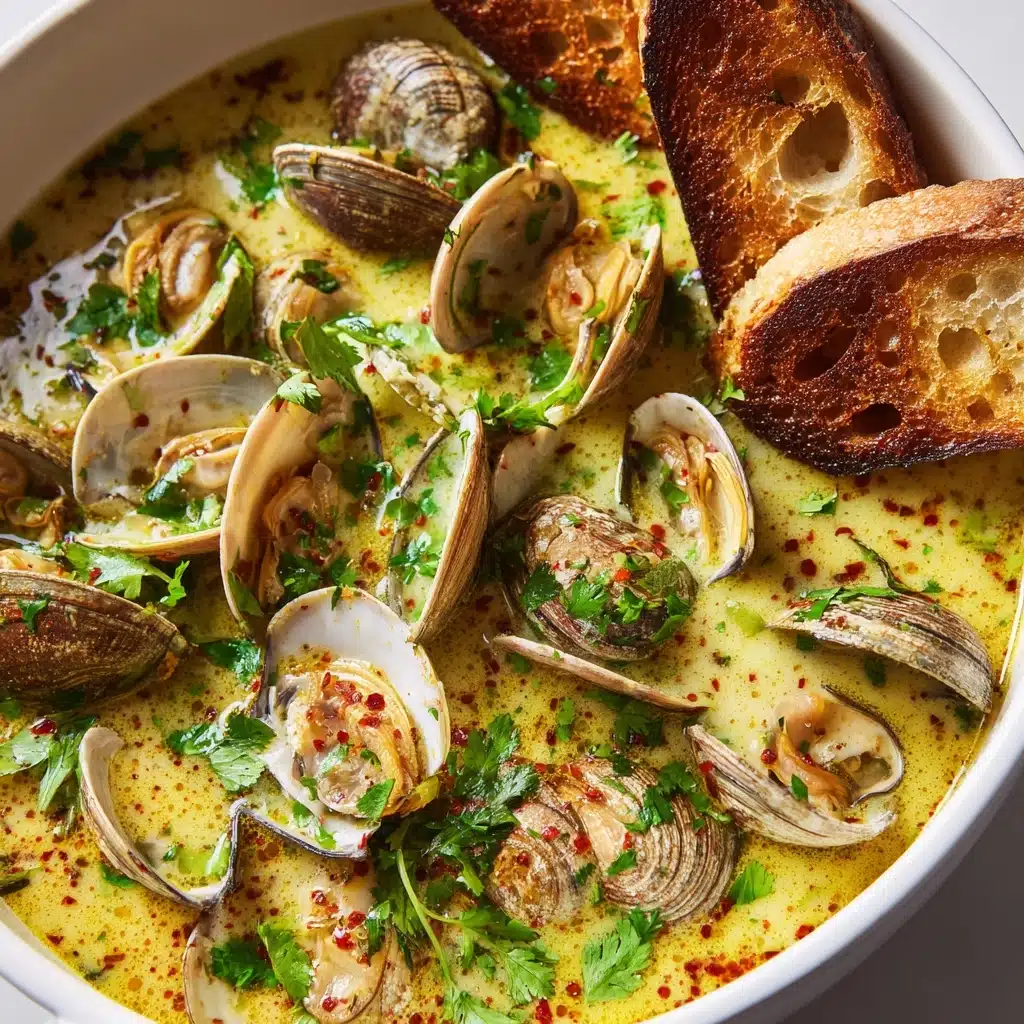 Coconut Broth Clams with Lemongrass Recipe - Recipe Image