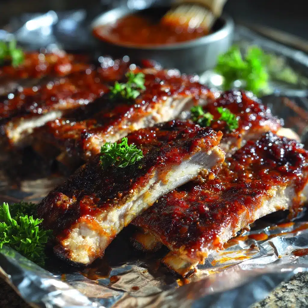 Easy Slow Cooker BBQ Pork Ribs (w/ Brown Sugar Rub) Recipe - Recipe Image