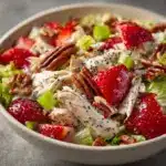 Strawberry Pecan Poppy Seed Chicken Salad Recipe