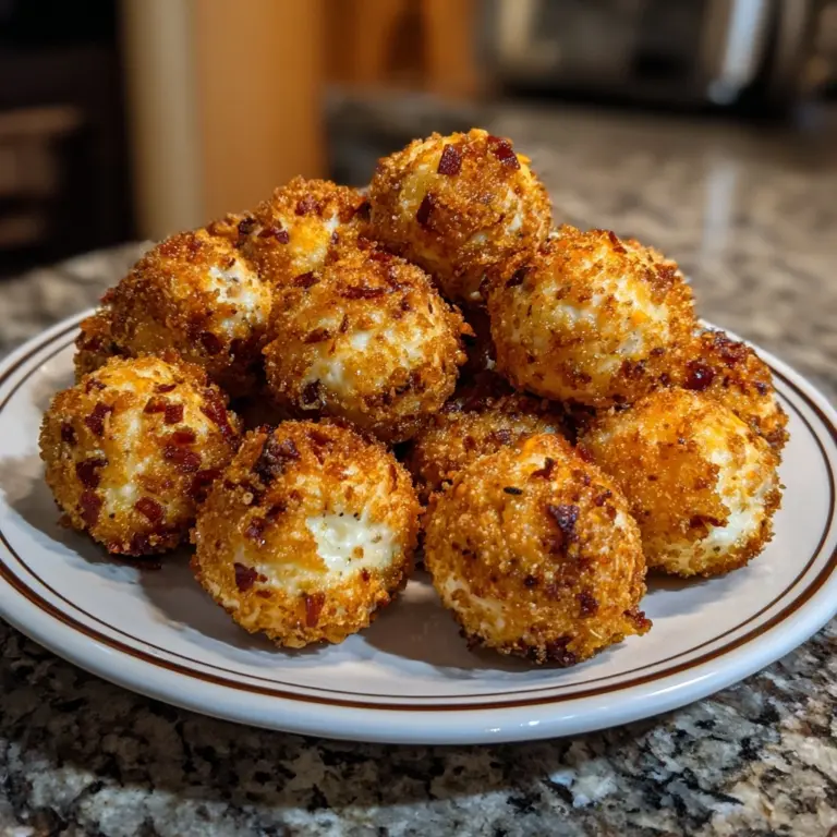 Low Carb Bacon Cheddar Mini Cheese Balls Recipe