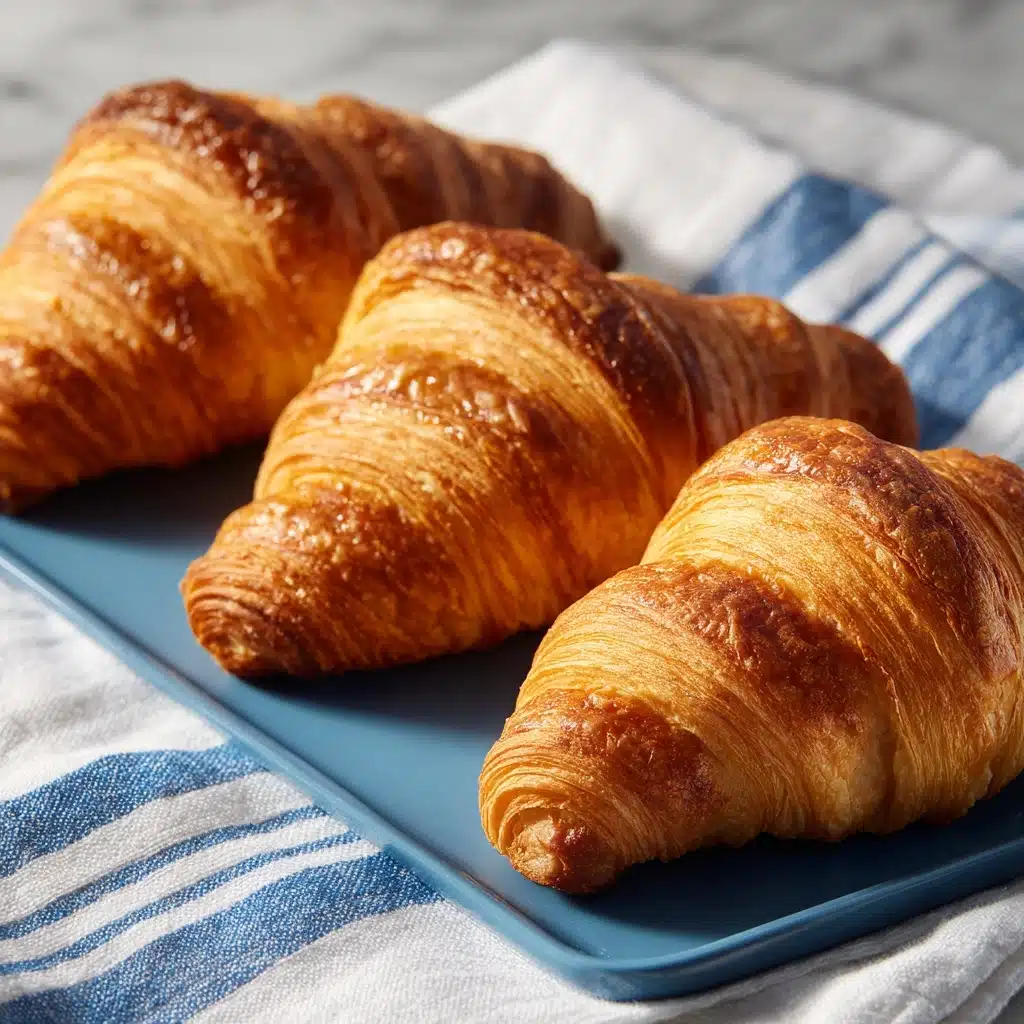 Perfect Homemade French Croissants – A Step-by-Step Guide Recipe - Recipe Image