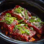 Honey Garlic Crockpot Short Ribs Recipe