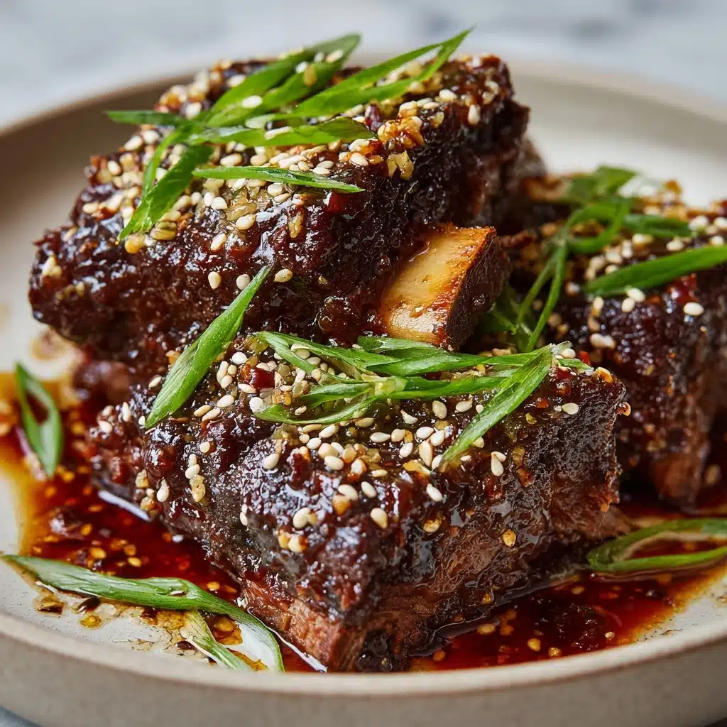 Honey Garlic Crockpot Short Ribs Recipe - Recipe Image
