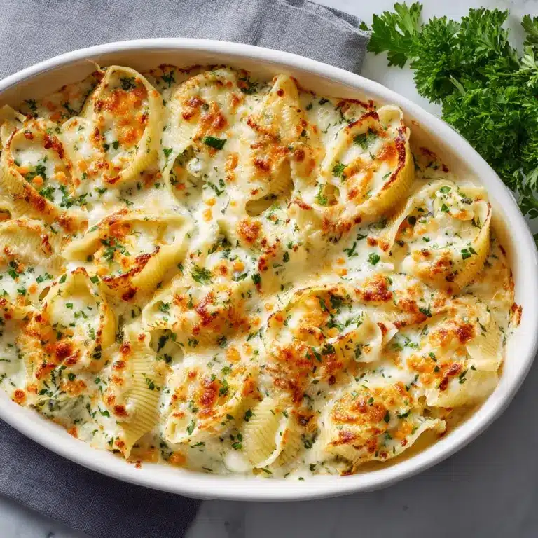 Creamy Seafood Stuffed Shells Recipe