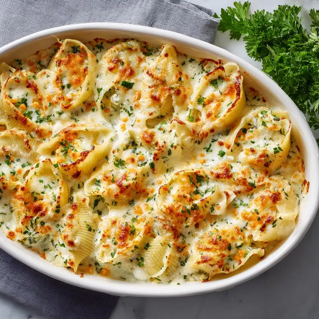 Creamy Seafood Stuffed Shells Recipe