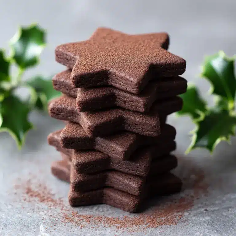 Chocolate Shortbread Cookies Recipe