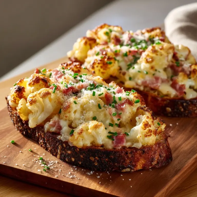 Ina Garten's Cauliflower Toasts Recipe