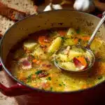 Irish Bacon, Cabbage, and Potato Soup Recipe