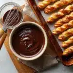 Churros with Mexican Chocolate Dipping Sauce Recipe