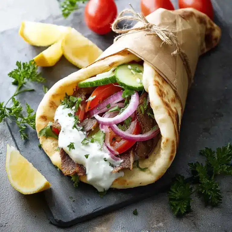 Grilled Skirt Steak Gyros Recipe