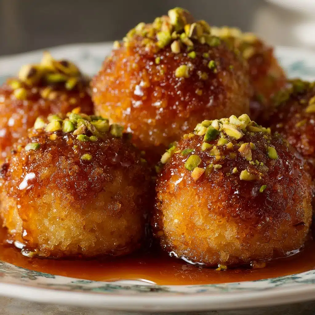 Golden Honey Ricotta Pistachio Bites Recipe - Recipe Image