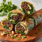 Thai Basil Beef Rolls Recipe