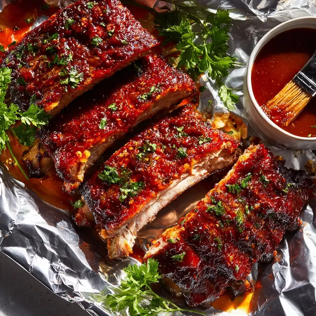 Easy Slow Cooker BBQ Pork Ribs (w/ Brown Sugar Rub) Recipe
