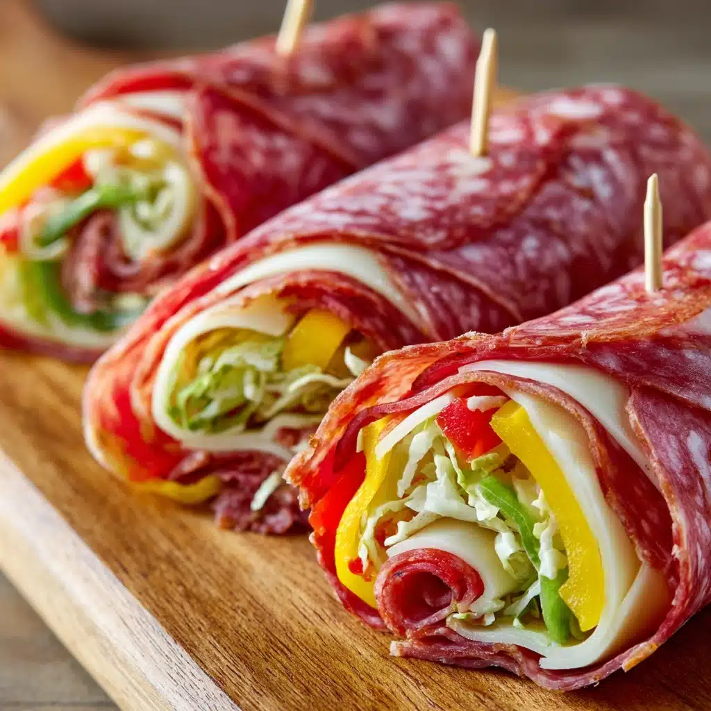 Italian Sub Roll-Up {grain-free} Recipe - Recipe Image