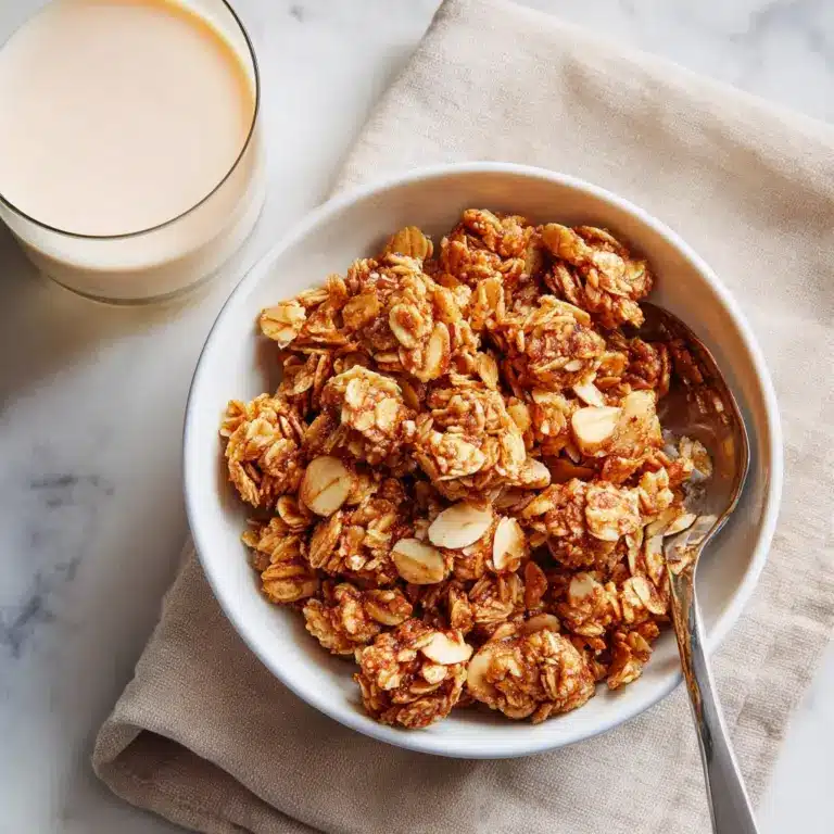 Vanilla Granola (gluten-free, dairy free, vegan option) Recipe