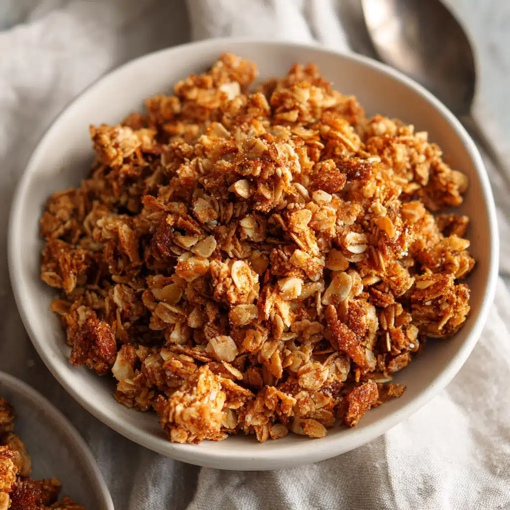 Vanilla Granola (gluten-free, dairy free, vegan option) Recipe - Recipe Image