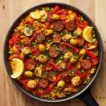 Chorizo and Chicken Paella Recipe