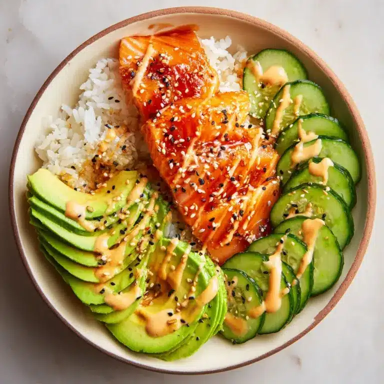 Baked Salmon Sushi Bowl Recipe