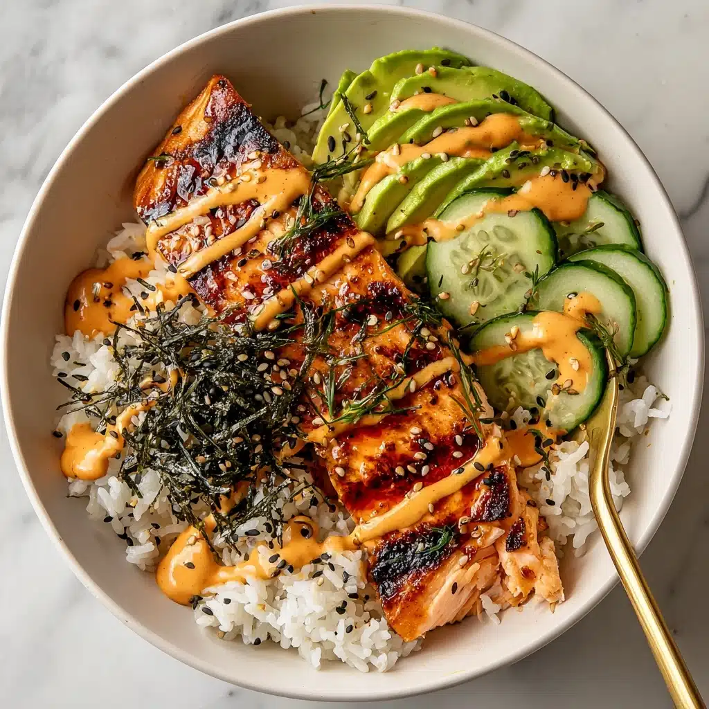 Baked Salmon Sushi Bowl Recipe - Recipe Image