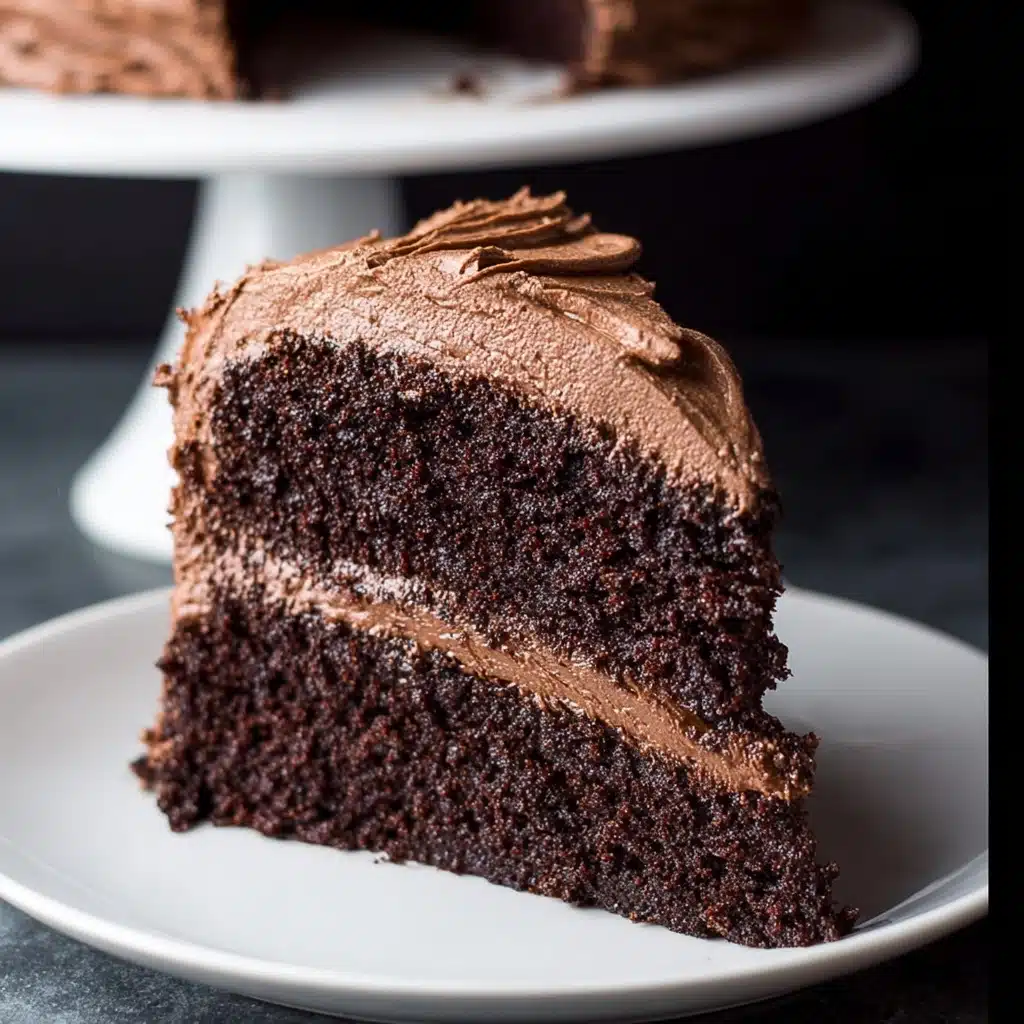 The Best Vegan Chocolate Cake Recipe - Recipe Image