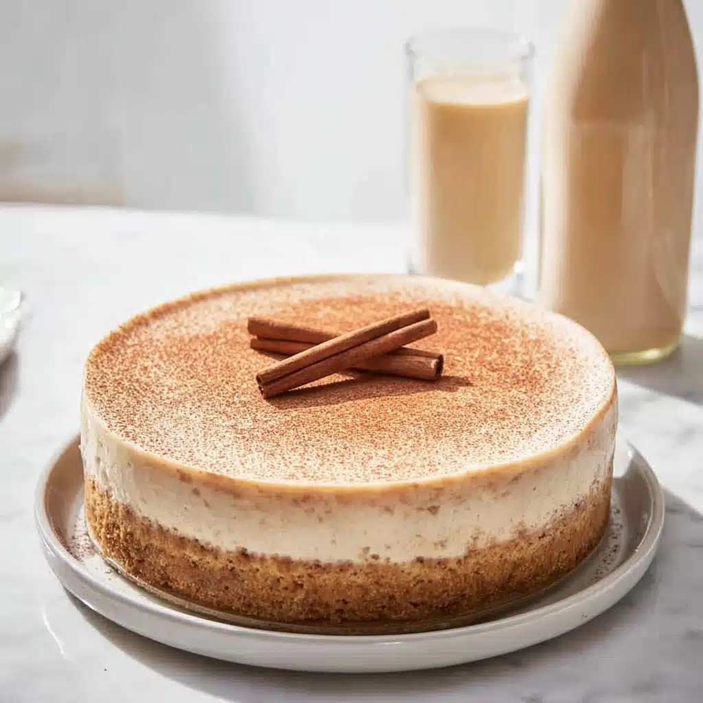 Creamy Coquito Cheesecake Recipe - Recipe Image