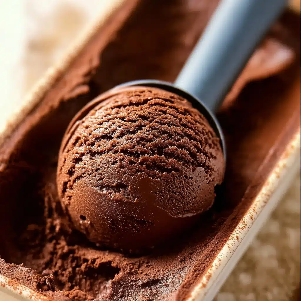 Authentic Italian Chocolate Gelato Recipe - Recipe Image