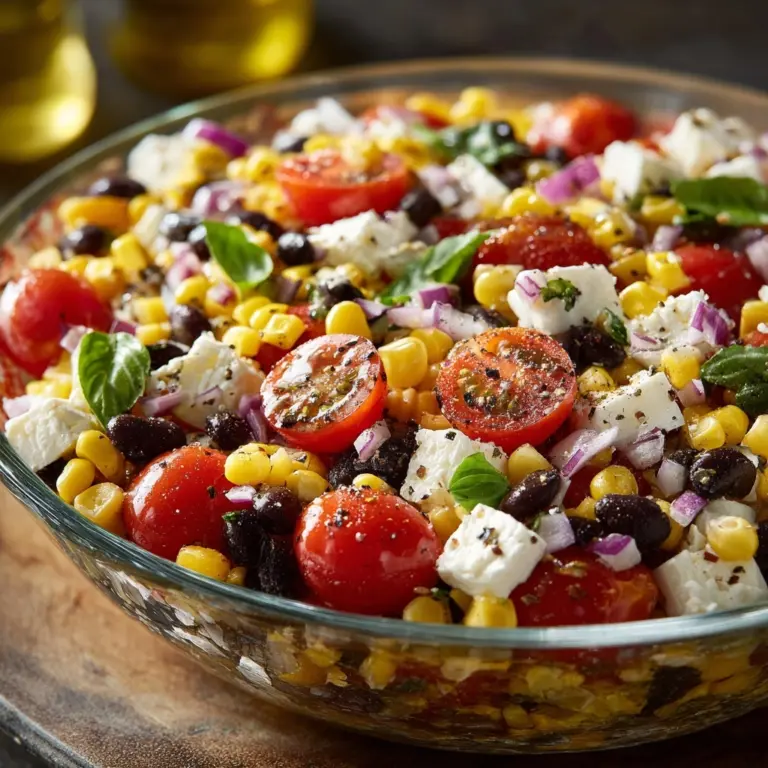 Fresh Summer Corn Salad with Lime Dressing Recipe