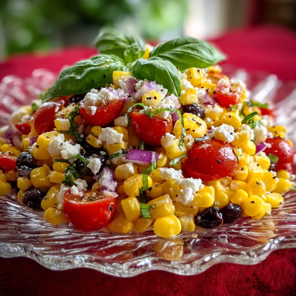 Fresh Summer Corn Salad with Lime Dressing Recipe - Recipe Image