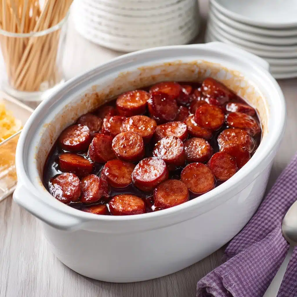 Slow Cooker Candied Kielbasa Recipe - Recipe Image