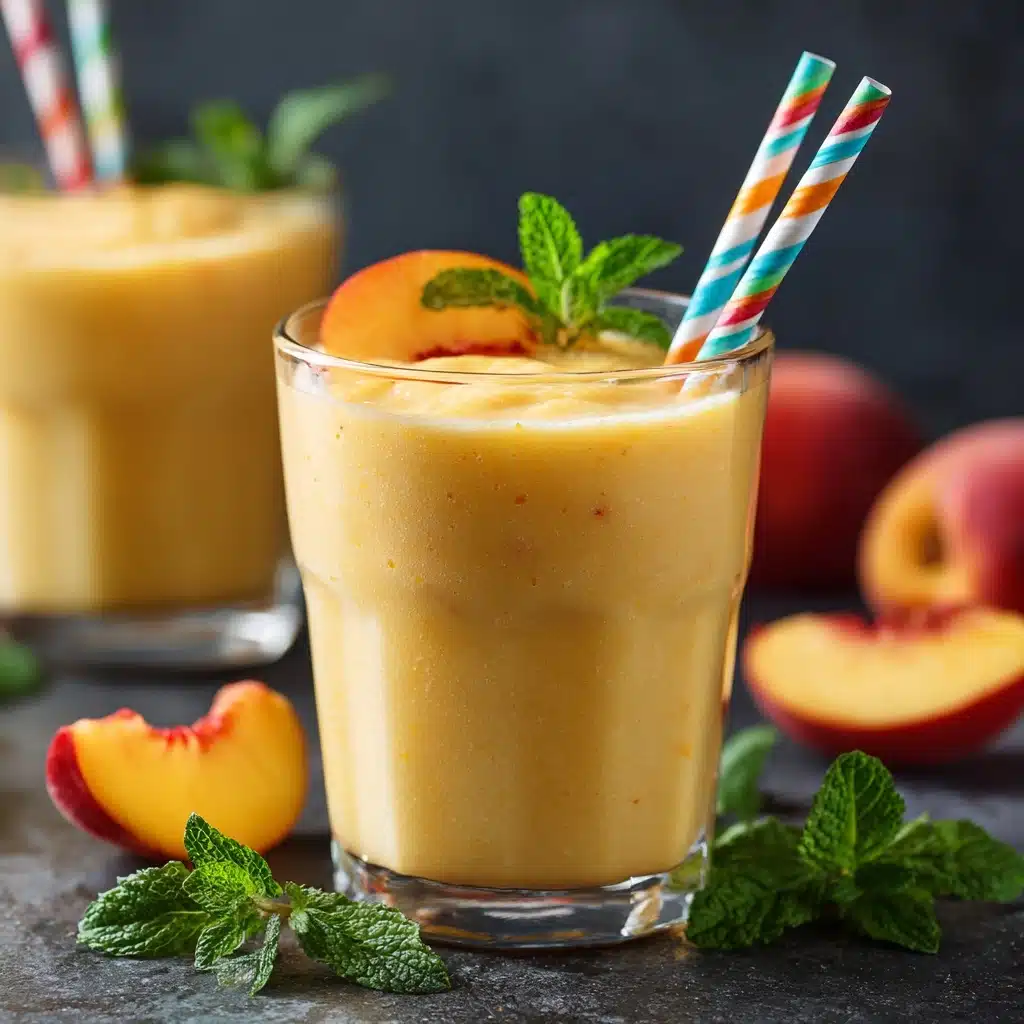 Frozen Peach Lemonade Recipe - Recipe Image