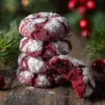 Red Velvet Crinkle Cookies Recipe
