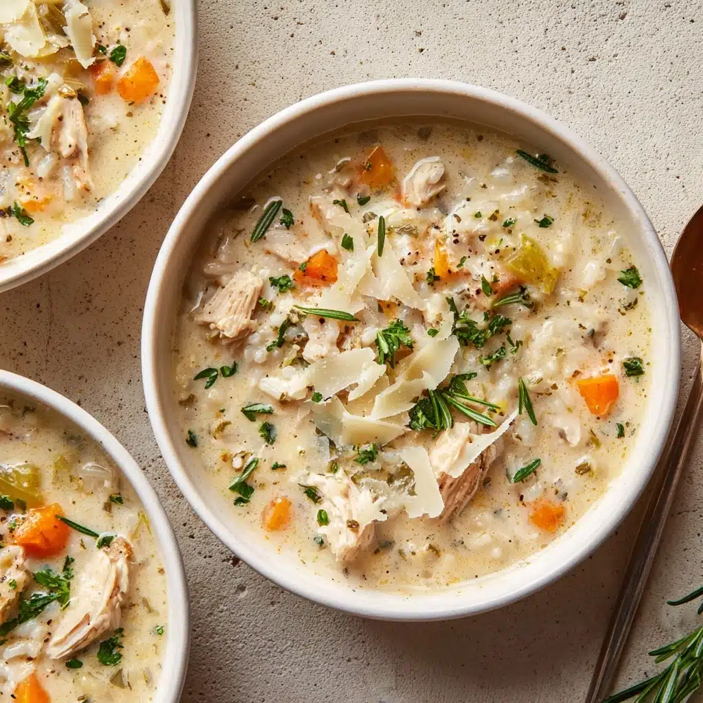 Creamy Chicken and Rice Soup Recipe - Recipe Image