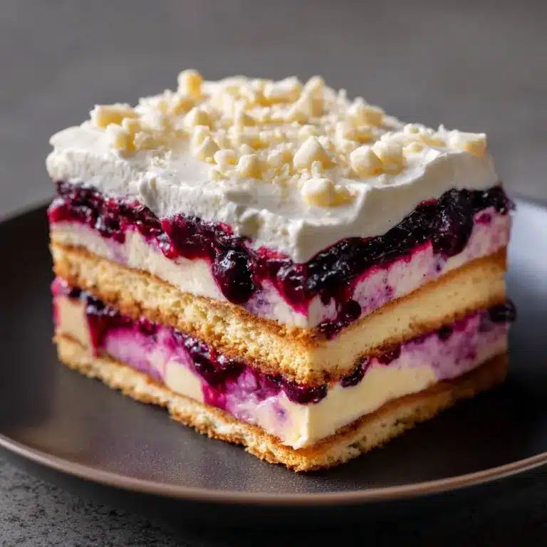 Blueberry Cream Cheesecake Lasagna Recipe