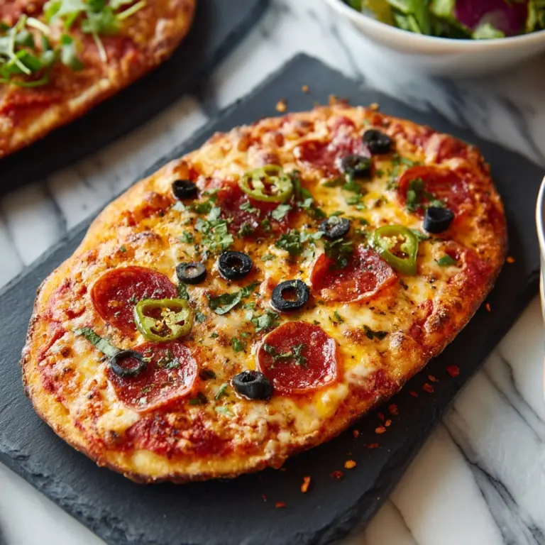 Hot Honey Garlic Flatbread Pizzas Recipe